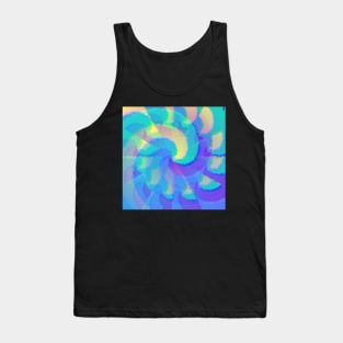 Abstract Swirl of Bright Colors Tank Top